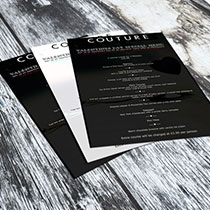 Couture valentines flyer